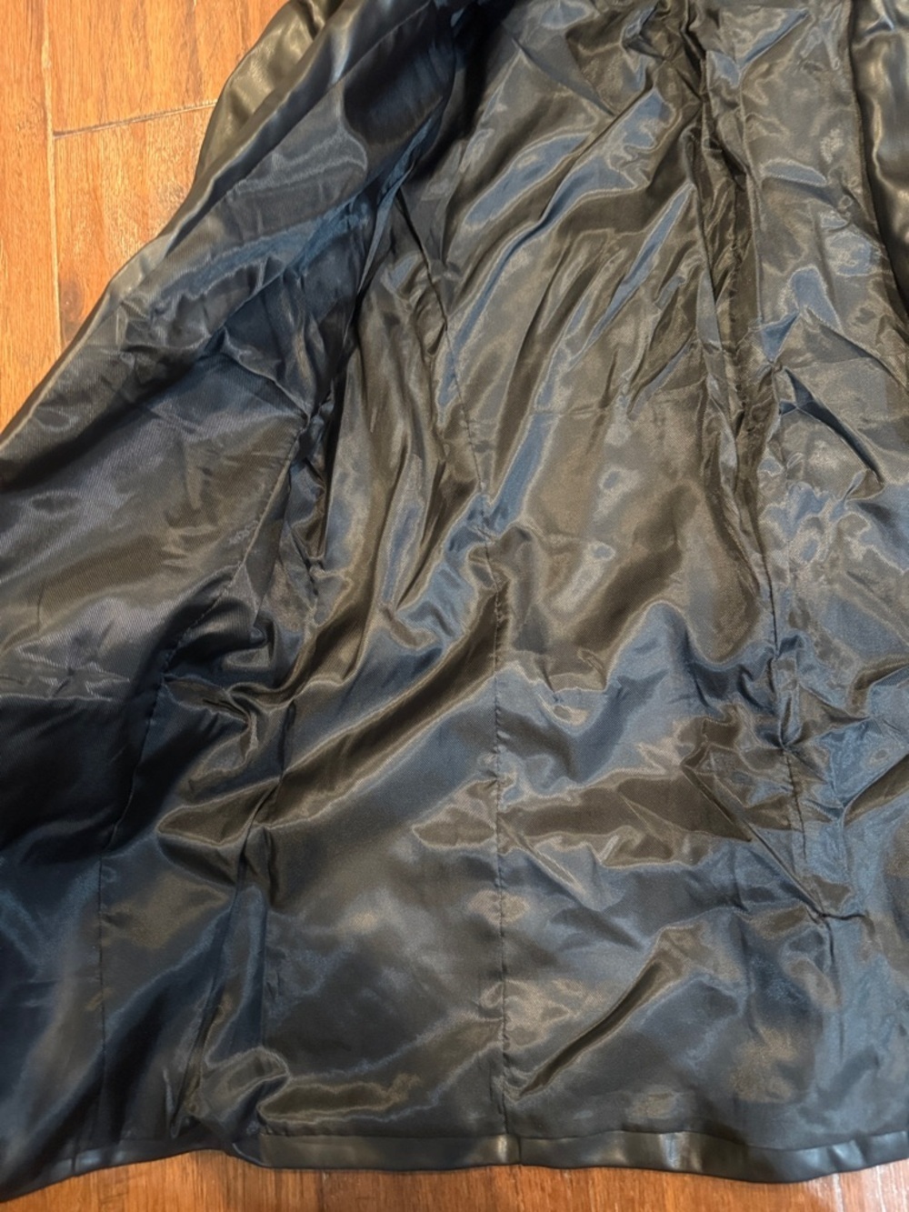 Size 10 Women’s Black Faux Leather Blazer Jacket - Picture 6 of 8